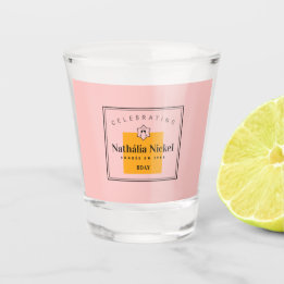 Champagne Toast Shot Glass