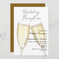 Champagne Toast Wedding Reception