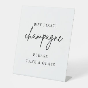 Champagne Wedding Sign