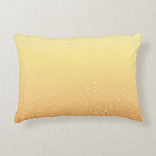 Champagne with Tiny Bubbles Background Art Decorative Cushion (Front)