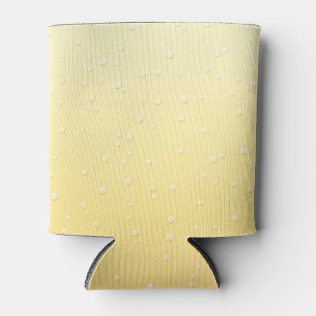 Champagne with Tiny Bubbles Can Cooler (Front)