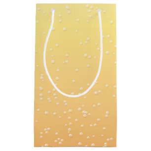 Champagne with Tiny Bubbles Small Gift Bag