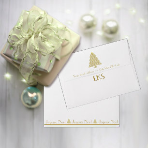 Champaign Joyoux Noel Envelope