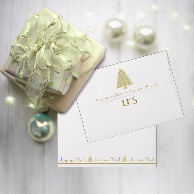 Champaign Joyoux Noel Envelope (Creator Uploaded)
