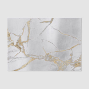 Champaign Silver Grey Metallic Marble Gold Tissue Paper
