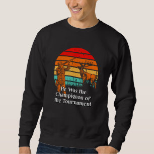 Champignon of the Tournament Mushroom Hunting Cott Sweatshirt