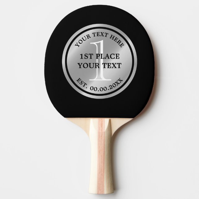 Champion 1st prize table tennis ping pong paddle (Front)