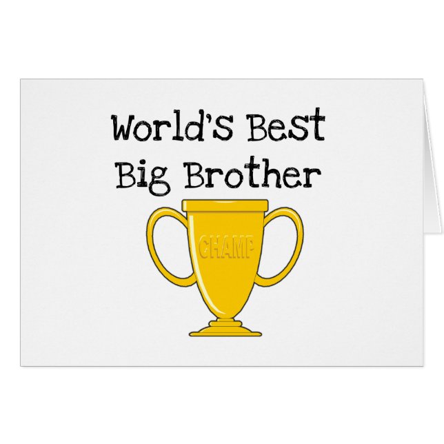 Champion Big Brother Tshirts and Gifts (Front Horizontal)