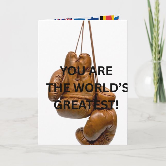 CHAMPION Celebration Card - Blank Inside (Front)