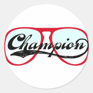 Champion Classic Round Sticker