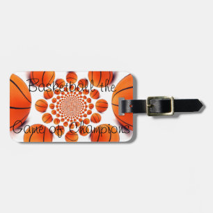 Champion Court Vision: Basketball Game of Champs Luggage Tag