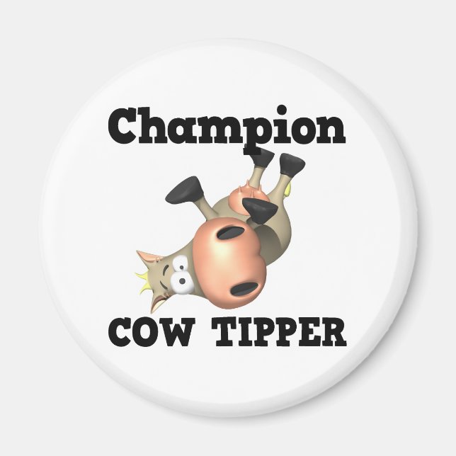 Champion Cow Tipper Magnet (Front)