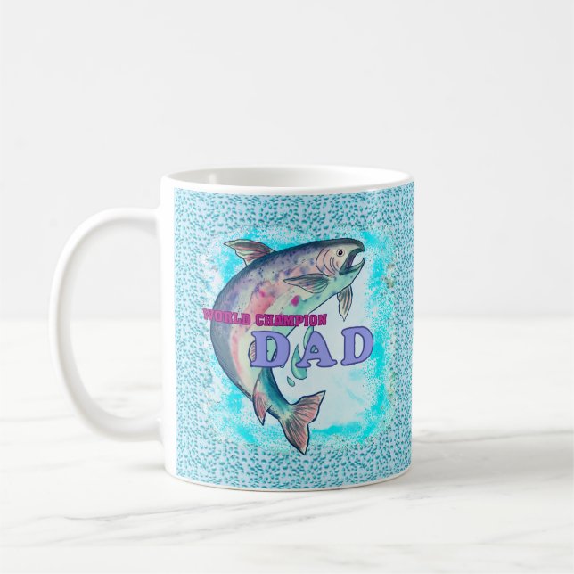 Champion Fishing Dad  mug (Left)