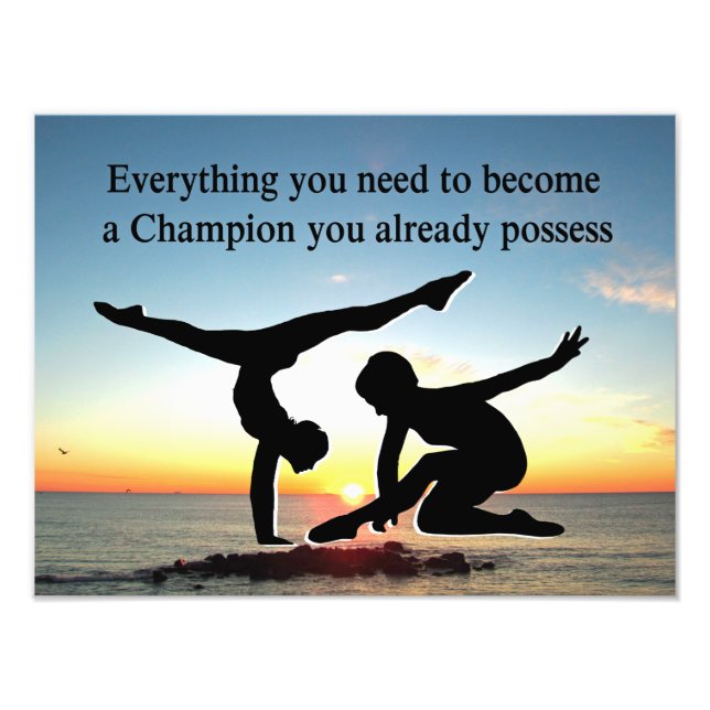 CHAMPION GYMNAST PHOTO PRINT (Front)