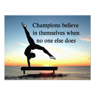 CHAMPION GYMNAST PHOTO PRINT
