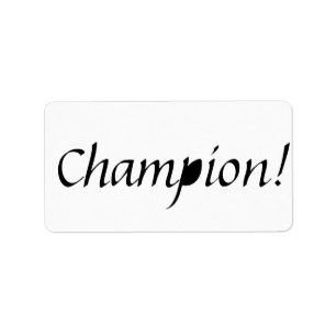 Champion Label