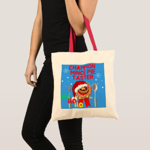 Champion Mince Pie Taster - Santa Tote Bag