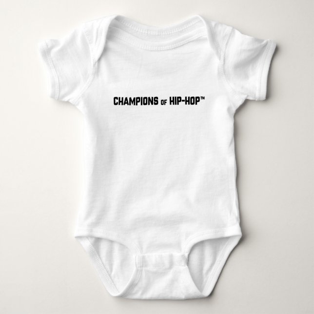 CHAMPION OF HIP-HOP Baby Bodysuit (Front)