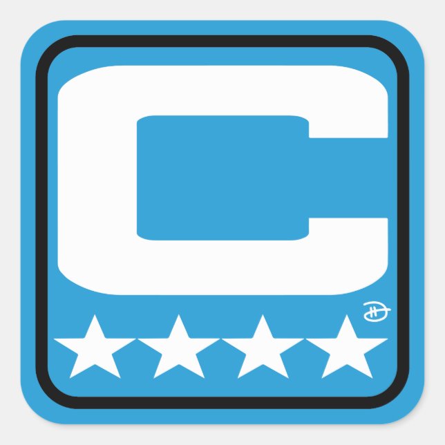 Champion Patch - CAR Blue Sticker (Front)