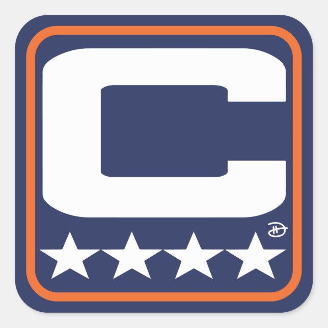 Champion Patch - CHI Blue Sticker (Front)