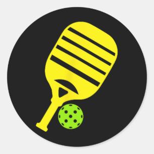 Champion Picklell Chicken With Paddle And Ll 2 Des Classic Round Sticker