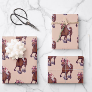 Champion Racehorse Defeats Triple Crown Winner Wrapping Paper Sheet