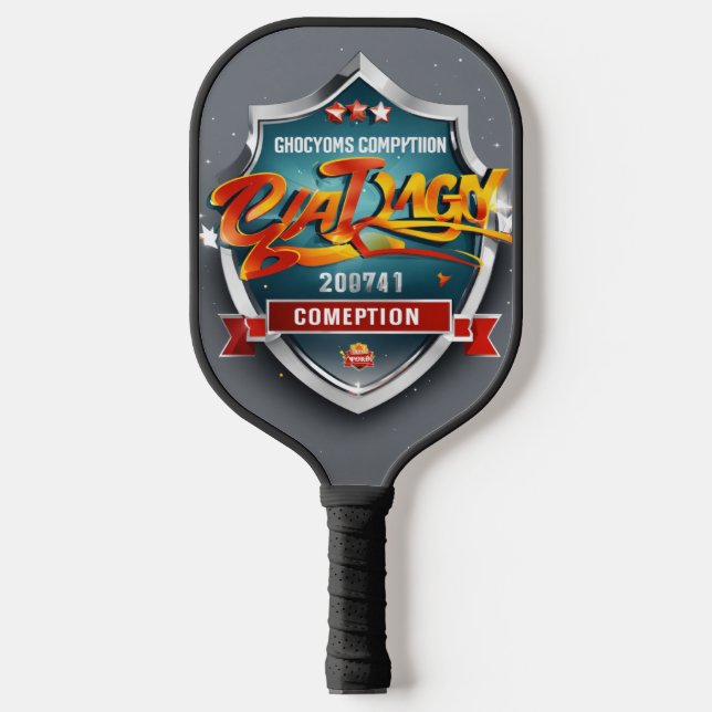 Champion Style Carbon Fibre Pickleball Paddle (Front)