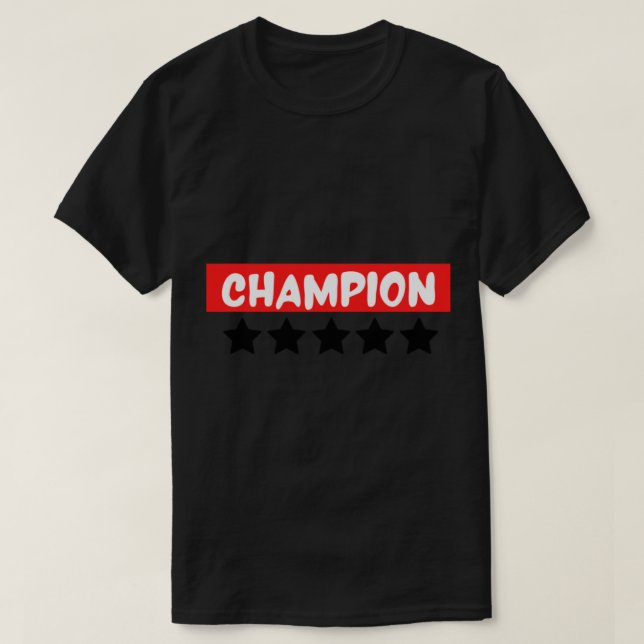 Champion     T-Shirt (Design Front)