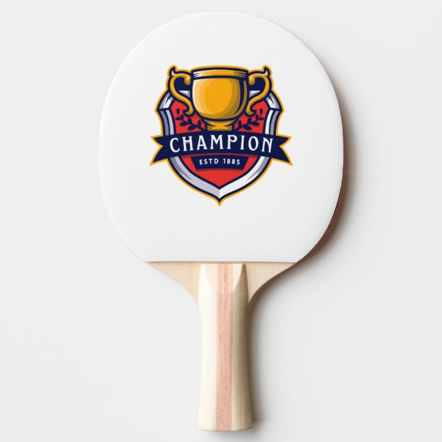 Champion's Choice: Printed Ping Pong Paddle (Front)