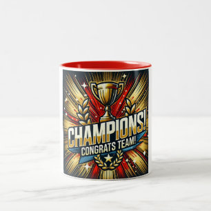 Champions Team Mug Sports Victory Celebration