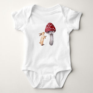 championship rabbit baby bodysuit