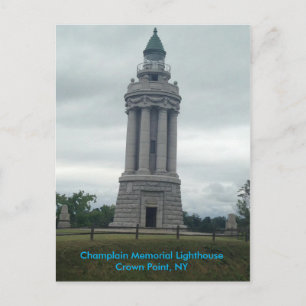 Champlain Memorial Lighthouse Postcard