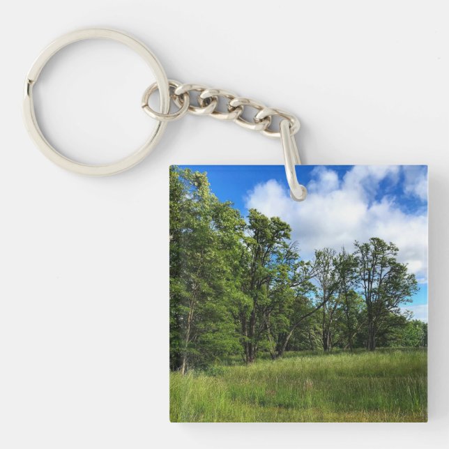 Champoeg State Park, Oregon Poster Magnet Key Ring (Front)