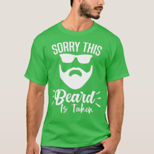 CHAMPRINT Sorry This Beard is Taken Funny Country T-Shirt