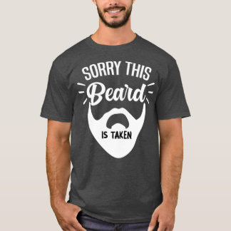CHAMPRINT Sorry This Beard is Taken Funny Country  T-Shirt