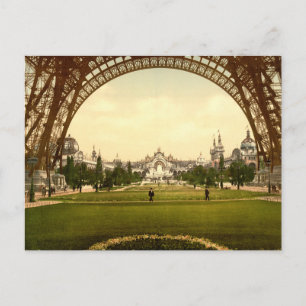 Champs de Mars, Exposition Universal, Paris France Postcard