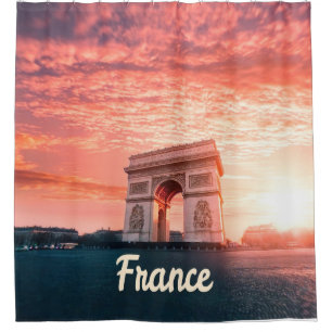 Champs-Élysées France Paris Shower Curtain