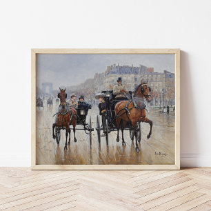 Champs-Élysées   Jean Béraud Poster