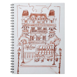 Champs Elysees   Paris, France Spiral Notebook