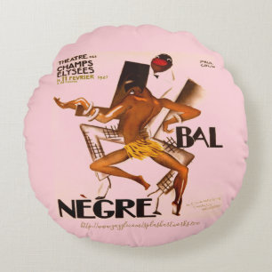 "Champs Elysees" Round Cushion