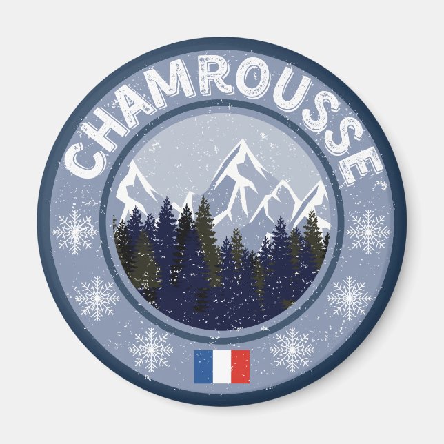 Chamrousse Station de Ski Magnet (Front)