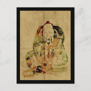 Chan Man Water Colour Design Post Card