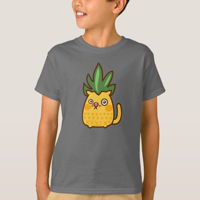 Chananas cat pinapple Tee (Front)