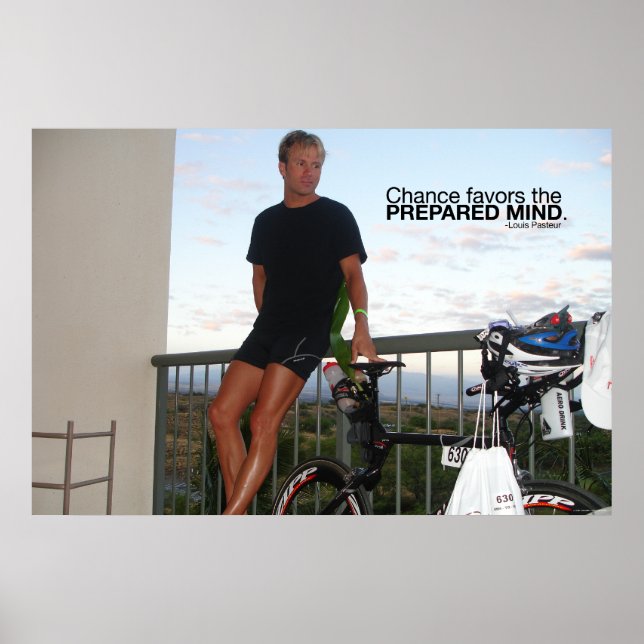 Chance favours the prepared mind poster (Front)