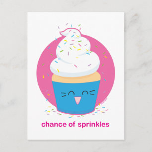 Chance of Sprinkles Postcard