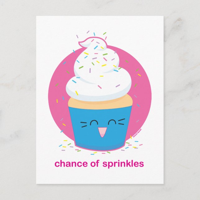 Chance of Sprinkles Postcard (Front)