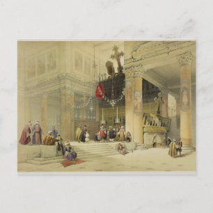 Chancel of the Church of St. Helena, plate 87 from Postcard