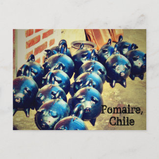 Chanchitos, Pomaire, Chile Postcard