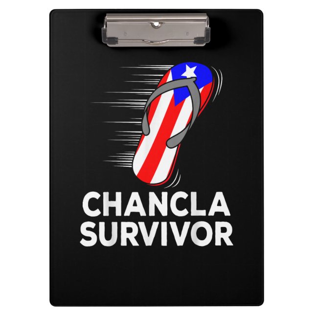 Chancla Survivor Clipboard (Front)
