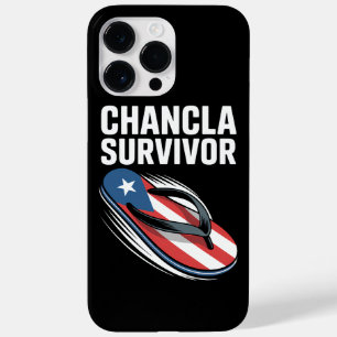 Chancla Survivor Funny Spanish Joke Case-Mate iPhone 14 Pro Max Case